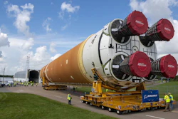 Boeing delivers rocket stage to NASA.