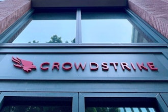 A Crowdstrike office is shown in Sunnyvale, Calif.