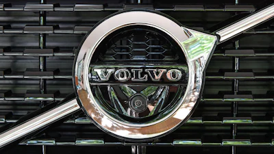 A Volvo XC 90 is displayed at Volvo Cars Showroom in Stockholm, Sweden, July 5, 2017.