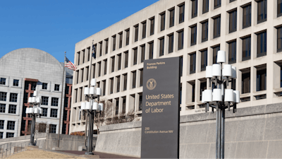 The U.S. Department of Labor building.