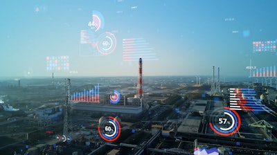 An industrial AI technology concept.