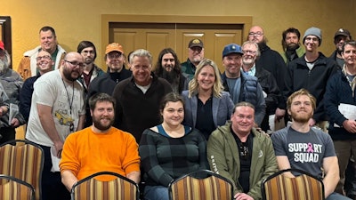Waterbury Ben & Jerry’s members at the contract ratification vote.