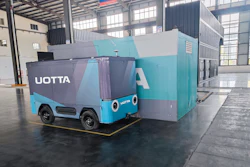 U Power's Battery Swapping Logistics Vehicle.