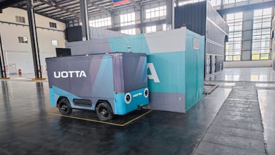 U Power's Battery Swapping Logistics Vehicle.