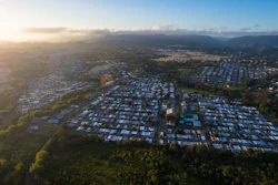 An aerial via of Toa Alta, Puerto Rico.
