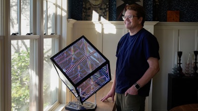 Tech entrepreneur Jeff Atwood is photographed at his home Tuesday, Jan. 14, 2025, in Alameda, Calif.