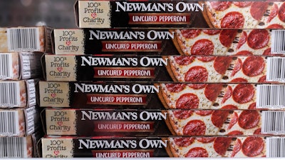 Newman's Own pizzas at Lambert's Rainbow Market, Westwood, Mass., June 15, 2021.
