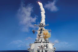 The SM-6 missile in air.