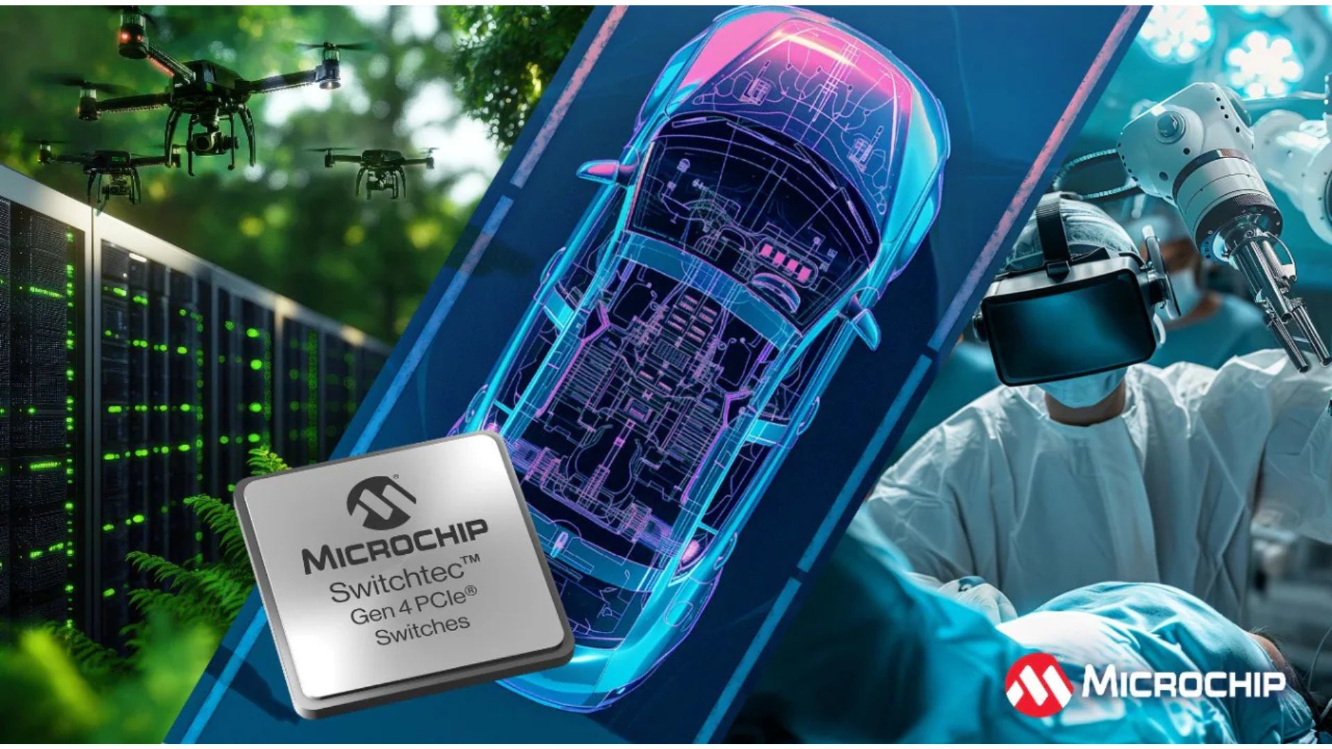 Microchip's Switchtec Gen 4 Switches.