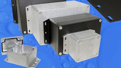 Hammond's new die-cast enclosures.