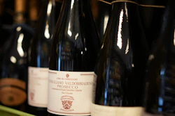 Bottles of Prosecco at a wine shop in Rome, Feb. 6, 2025.