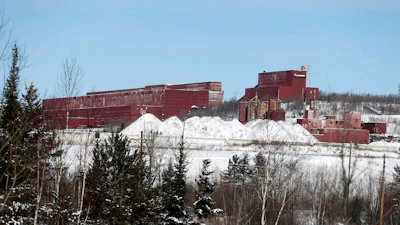 The closed LTV Steel taconite plant sits idle near Hoyt Lakes, Minn., Feb. 10, 2016.