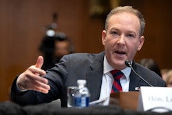 Former Rep. Lee Zeldin, R-N.Y., President-elect Donald Trump's pick to head the Environmental Protection Agency, appears before the Senate Environment and Public Works Committee on Capitol Hill, Thursday, Jan. 16, 2025, in Washington.