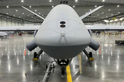 The MQ-9B SeaGuardian from General Atomics Aeronautical Systems.