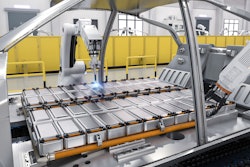 Rendering of an autonomous EV battery factory.