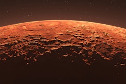 Mars surface illustration.