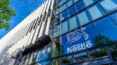 Facade of the French headquarters building of Nestlé.