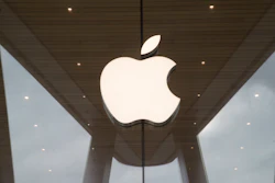 The Apple logo is displayed at an Apple store, Jan. 3, 2019.