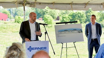 Berner International's facility unveiling ceremony.