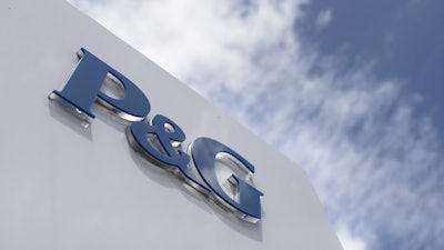 This July 9, 2015, file photo, shows signage outside Procter & Gamble corporate headquarters in downtown Cincinnati.
