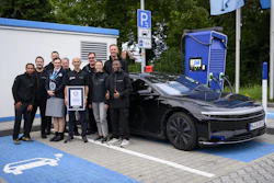 The Lucid Air Grand Touring and Lucid Team.