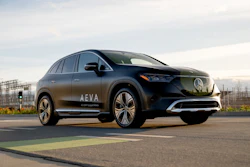 A Mercedes-Benz Equipped with Aeva's 4D LiDAR.