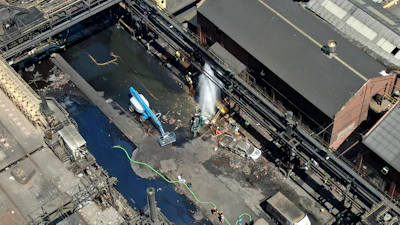 The Clairton Coke Works, a U.S. Steel coking plant, is seen Tuesday, Aug 12, 2025, in Clairton, Penn.