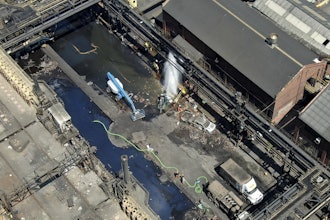 The Clairton Coke Works, a U.S. Steel coking plant, is seen Tuesday, Aug 12, 2025, in Clairton, Penn.