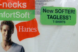 In this April 21, 2008 file photo, Hanes underwear is seen on display at a store in Charlotte, N.C.