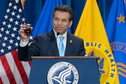 FDA Commissioner Marty Makary speaks during a news conference at the Hubert Humphrey Building Auditorium in Washington, April 22, 2025.