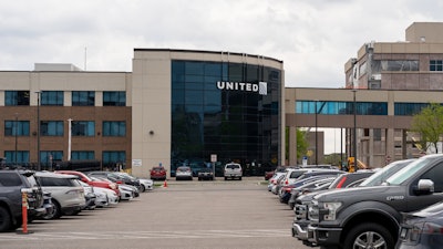 United Airlines Flight Training Center on 35th Ave in Denver, Colorado, USA.