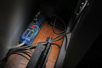 Electronics are plugged in at a home Tuesday, Sept. 2, 2025, in Cincinnati.