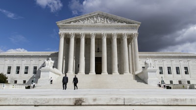 The Supreme Court Building is seen in Washington on March 28, 2017.