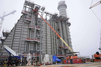 Construction continues at Entergy's Orange County Advanced Power Station, a 1,215-megawatt facility, Monday, Feb. 24, 2025, in Orange, Texas.