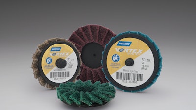 Discs Non Woven Flap Rapid Prep Vortex 2 3 Inch (300 Dpi)