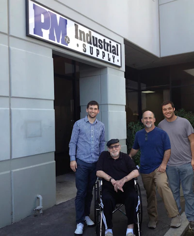 From left: Zack Gerin, Mark Gerin, Barry Gerin and Jason Gerin, shown in 2012.