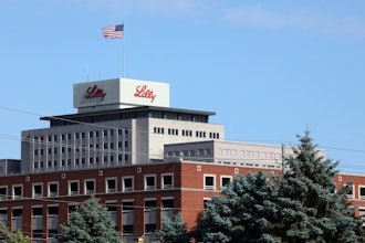 The exterior of the Eli Lilly and Company headquarters in Indianapolis, Indiana, on June 13, 2024.