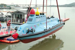 The submersible unmanned vessel (SUV), 'Blue Whale,' serves as the core observation node within the Intelligent Swift Ocean Observing System (ISOOS), funded by the National Natural Science Foundation of China.
