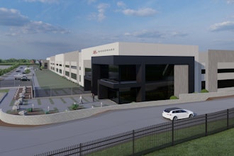A rendering of Woodward's planned manufacturing site in South Carolina.