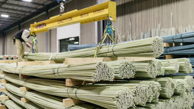 MST-BAR is a Glass Fiber Reinforced Polymer (GFRP) rebar.