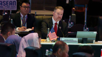 U.S. Trade Representative Jamieson Greer attends the ASEAN Economic Ministers' Meeting in Kuala Lumpur, Sept. 24, 2025.