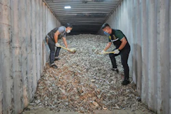 Thai officials show samples of illegally imported electronic waste from the United States which they said they seized at Bangkok Port during a press conference in Bangkok, Thailand, May 14, 2025.