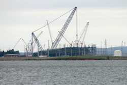 V.C. Summer Nuclear Station's unit two is shown under construction near Jenkinsville, S.C., during a media tour of the facility Wednesday, Sept. 21, 2016.