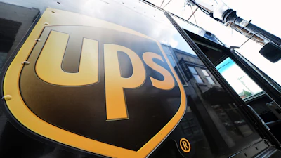 A United Parcel Service truck makes deliveries in Pittsburgh on June 25, 2025.