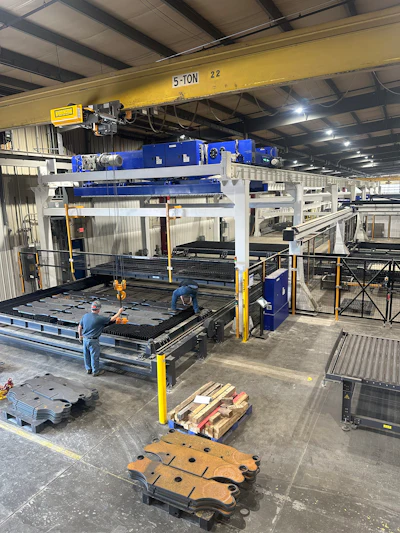 A look inside the new Miller Fabrication Solutions plant in Pine Creek.