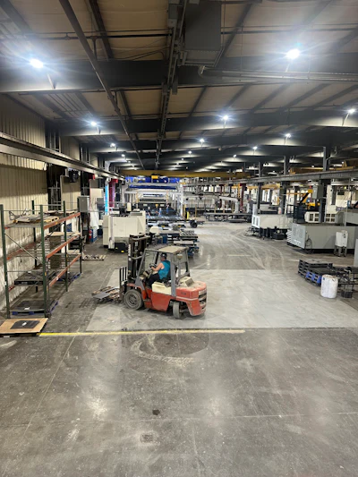 A look inside the new Miller Fabrication Solutions plant in Pine Creek.