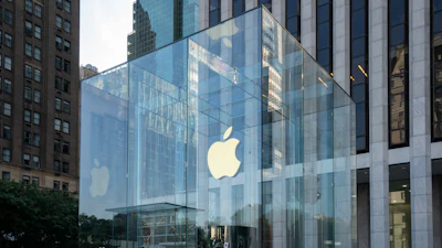 The Apple flagship store on the Fifth Avenue in NYC.