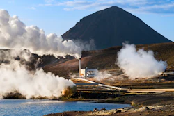 Geothermal Power Plant in Mývatn, Iceland.