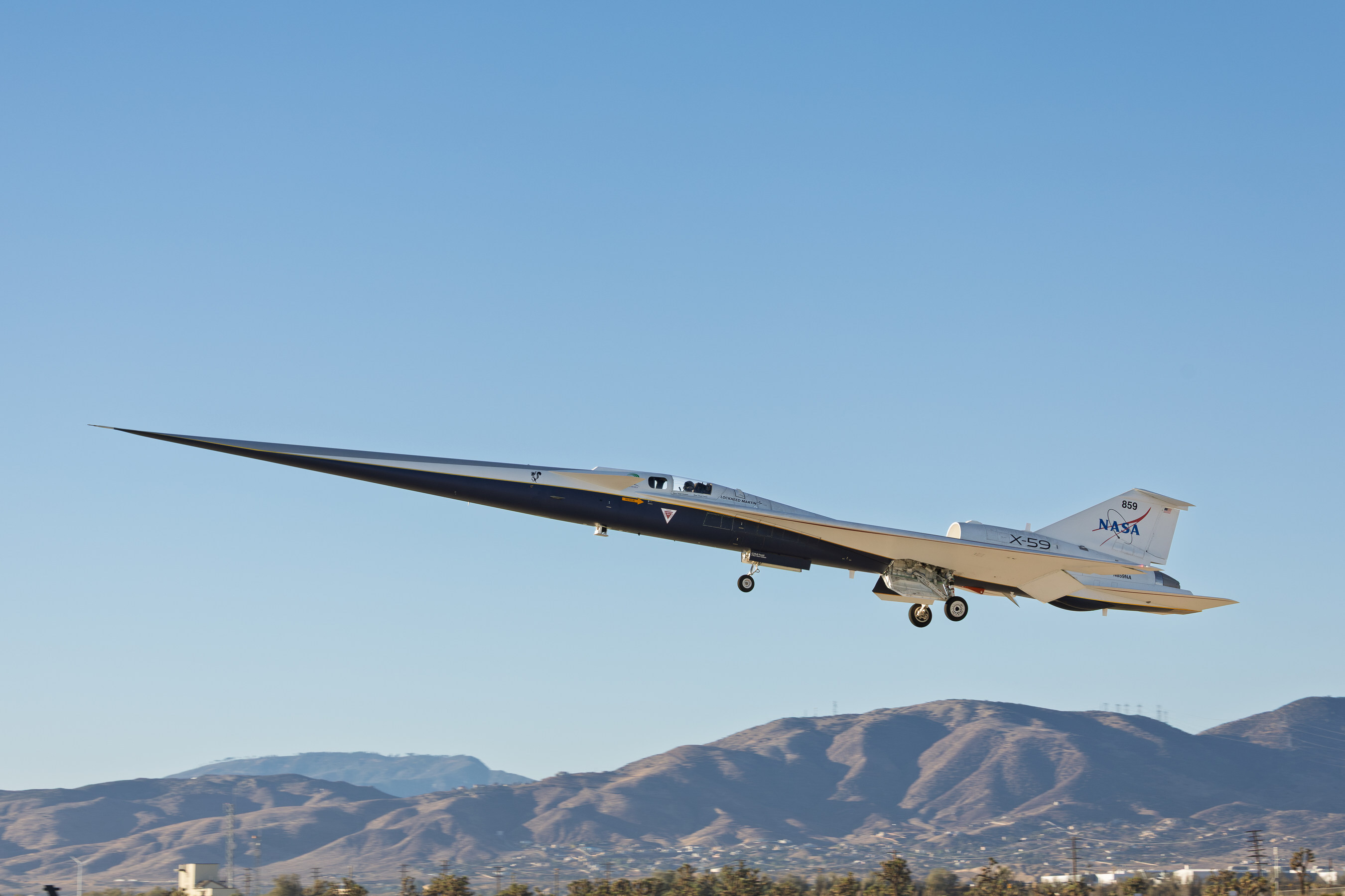 X-59 First Flight.