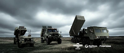 The Oshkosh Defense family of multi-mission autonomous vehicles.